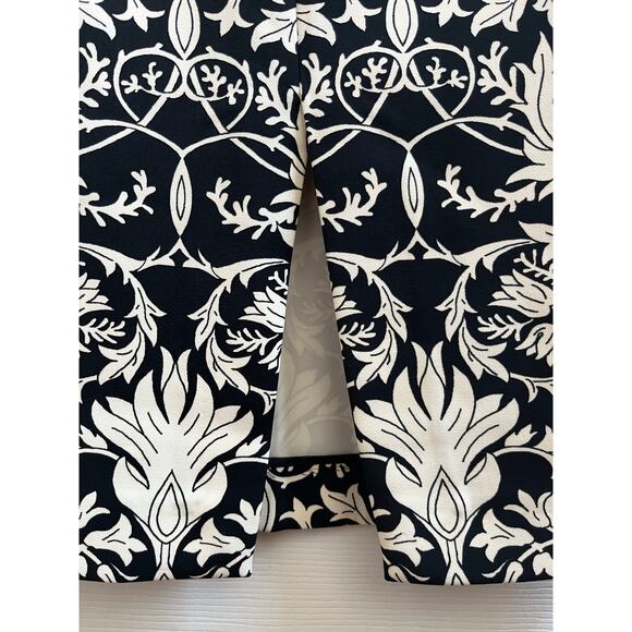 Zara Women Black White Floral Print Back Center Slit Pencil Skirt Size Small - Picture 7 of 12
